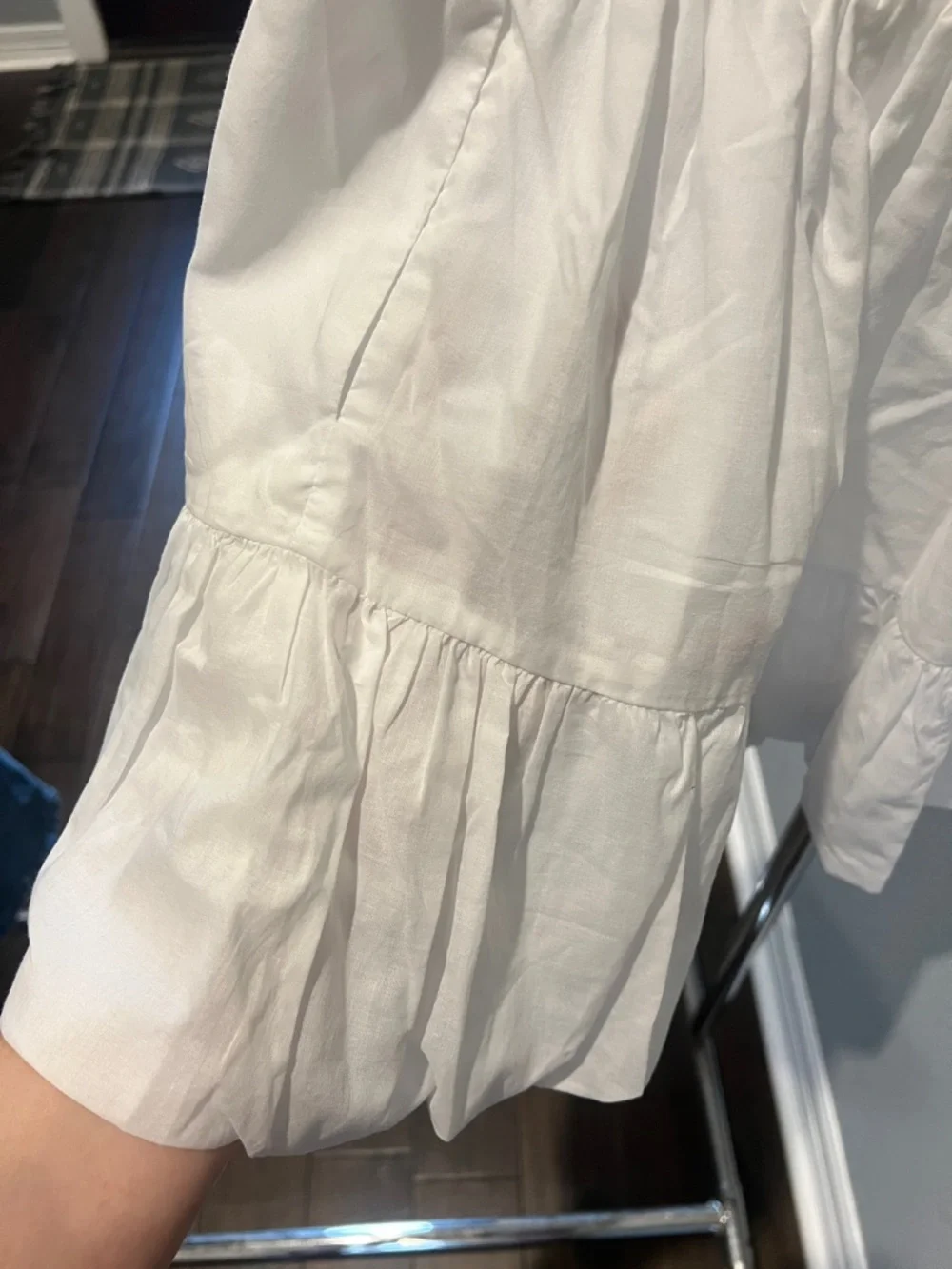 Steve Madden White Tiered Ruffle Skirt - Picture 2 of 6